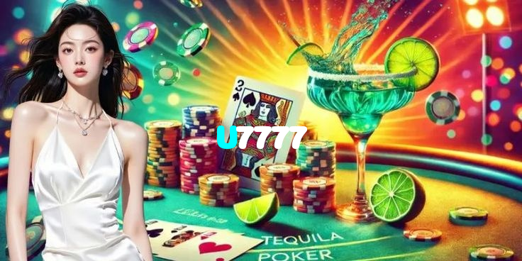U7777 casino presented on mobile device in Pakistan with slots and live games